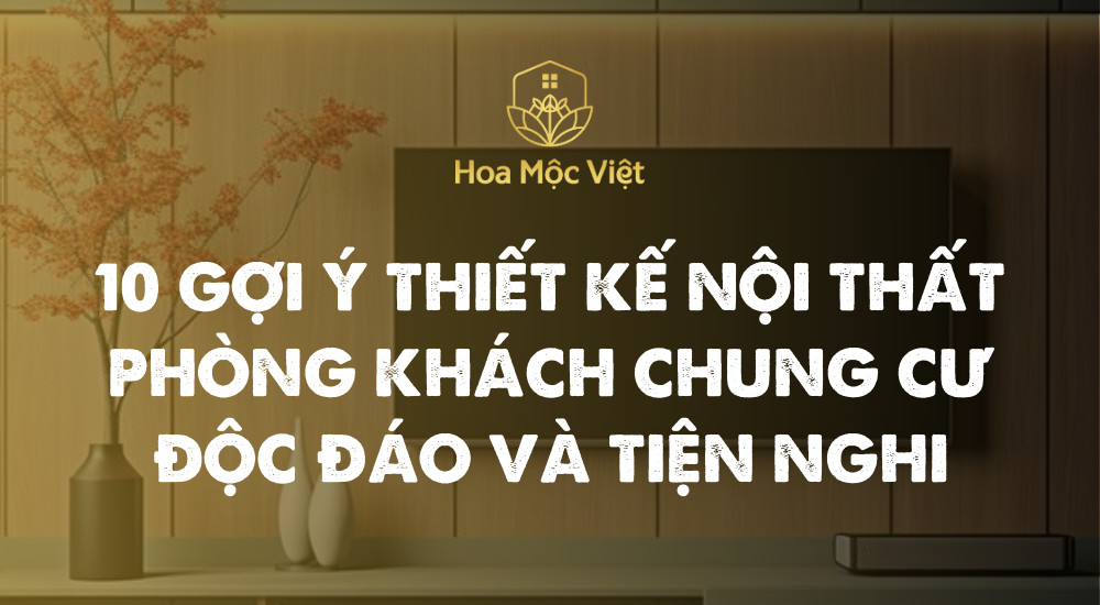 thiết kế nội thất phòng khách chung cư