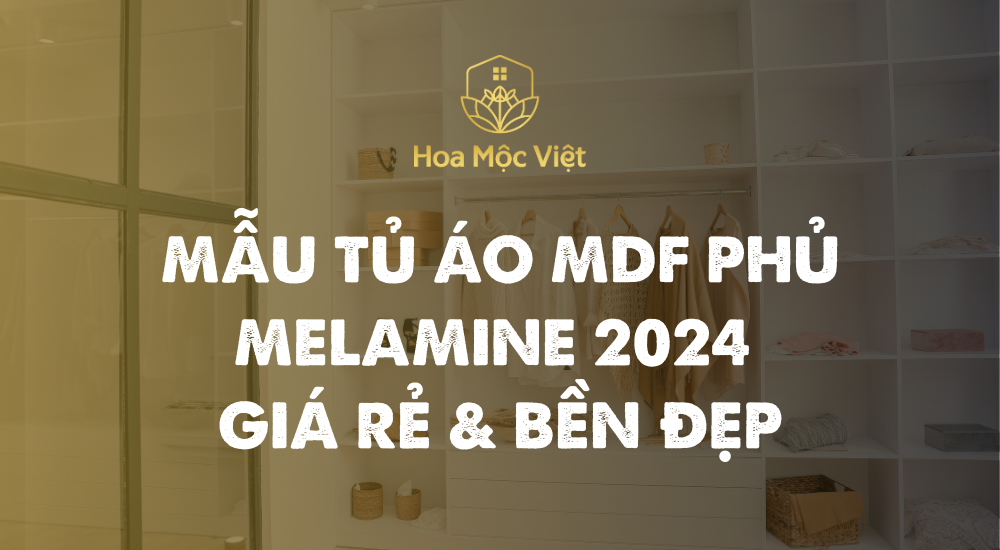 Tủ Áo MDF Phủ Melamine