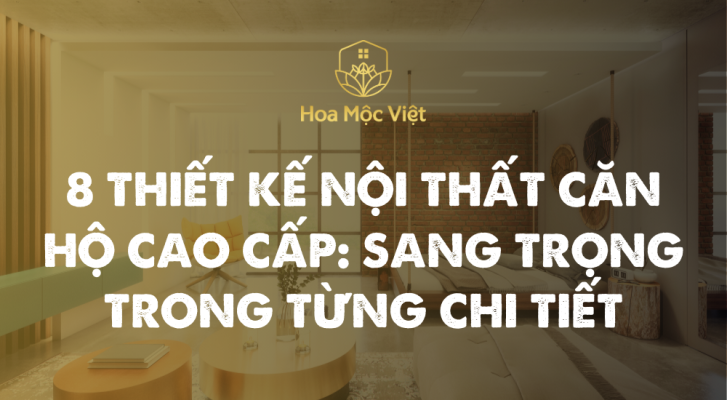 thiết kế nội thất căn hộ cao cấp