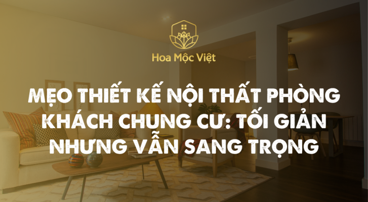 thiết kế nội thất phòng khách chung cư